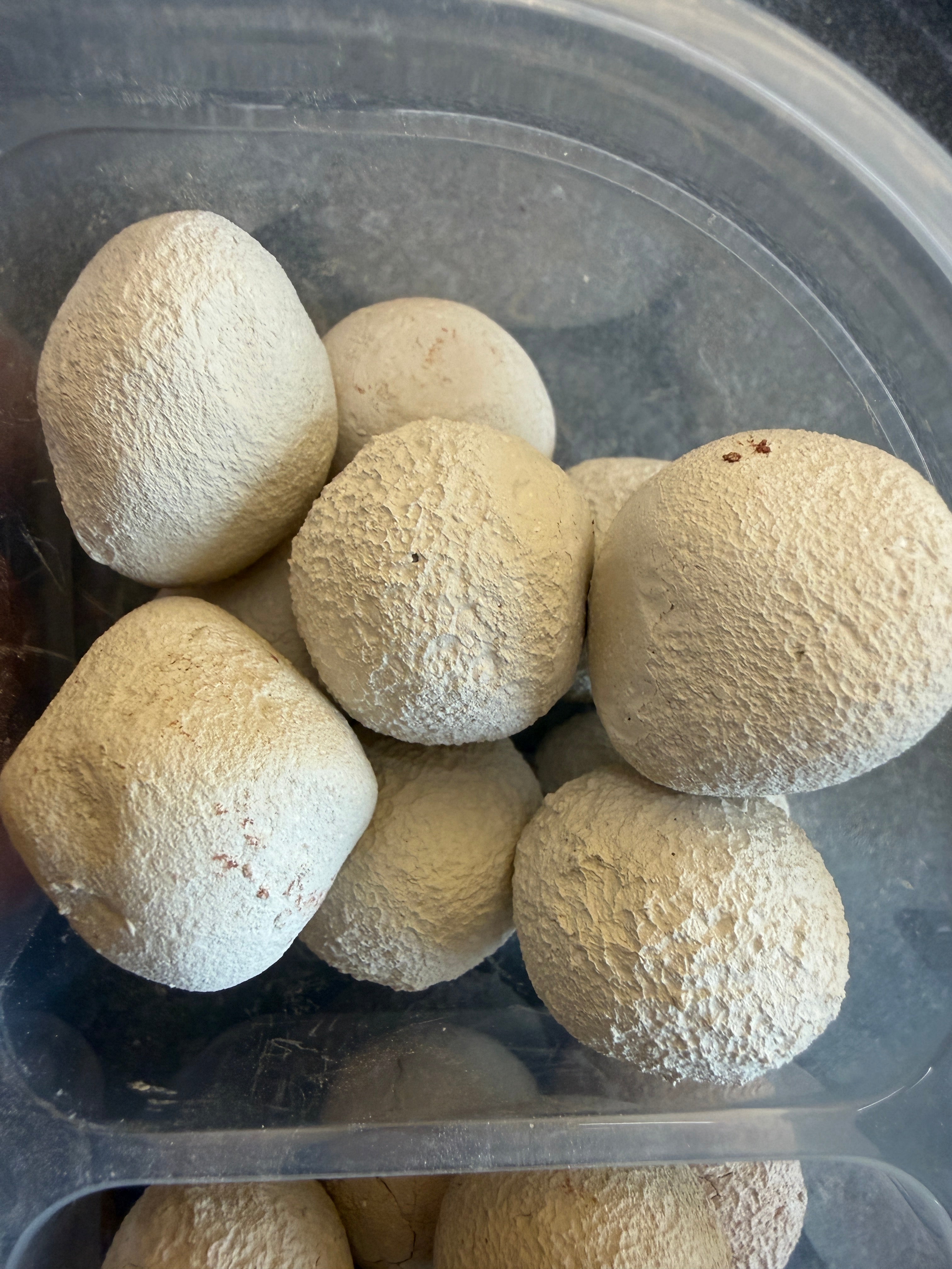 Essbarer Ton Tonball-Set 500g – Handgemacht 4 Sorten Naturton