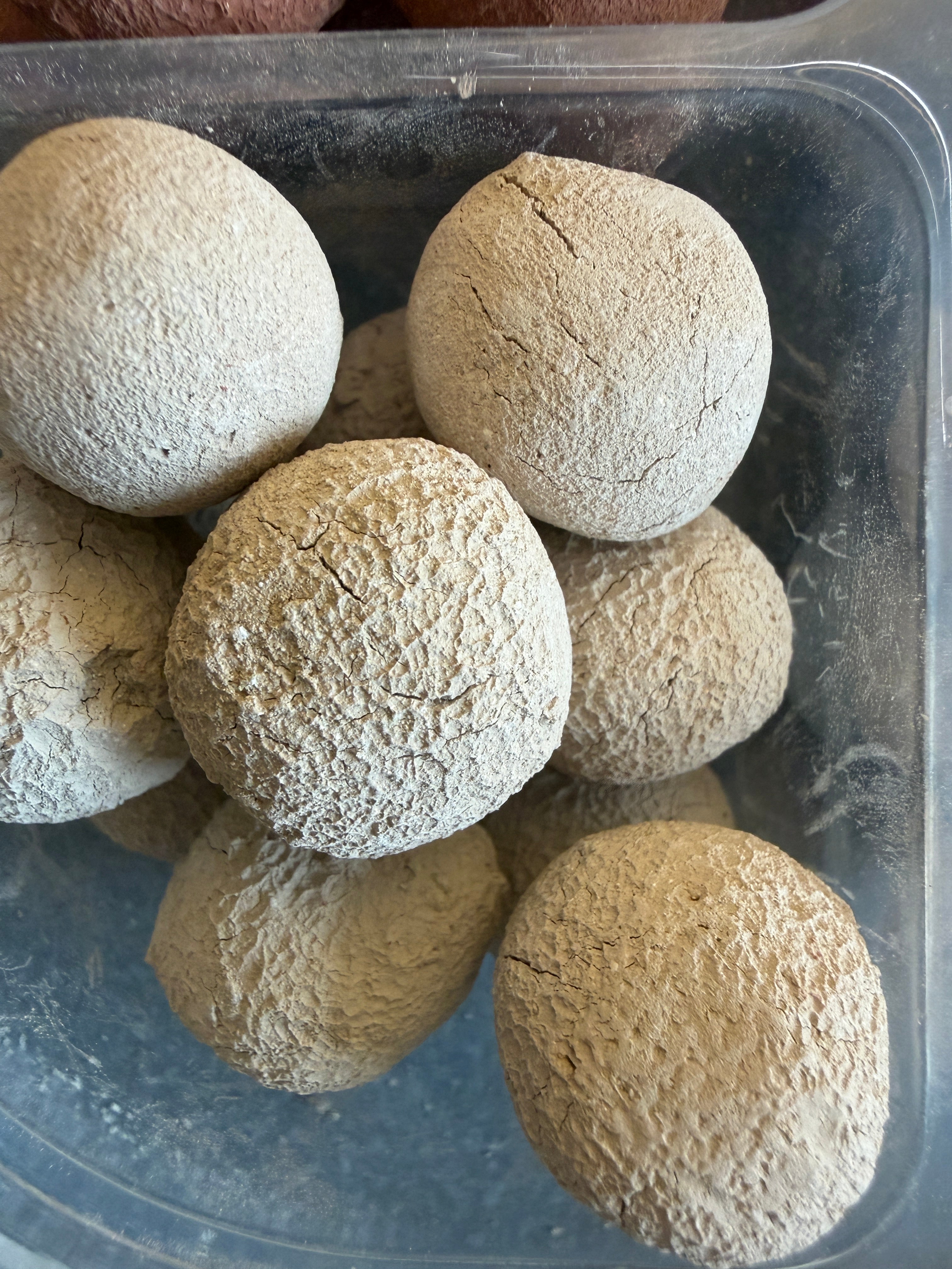 Essbarer Ton Tonball-Set 500g – Handgemacht 4 Sorten Naturton
