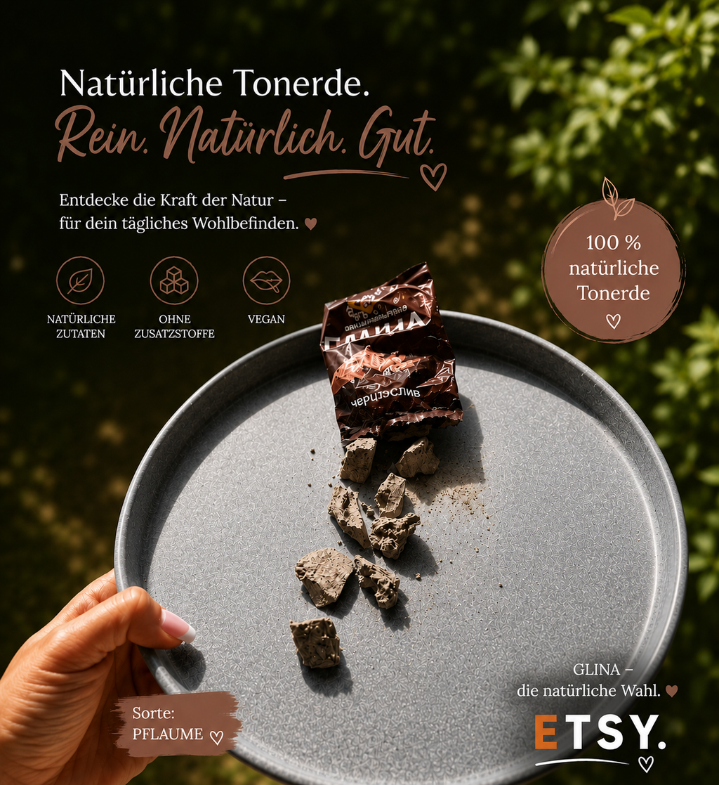 Essbarer Ton Glina – Naturton in verschiedenen Sorten | Kaolin Kasachstan