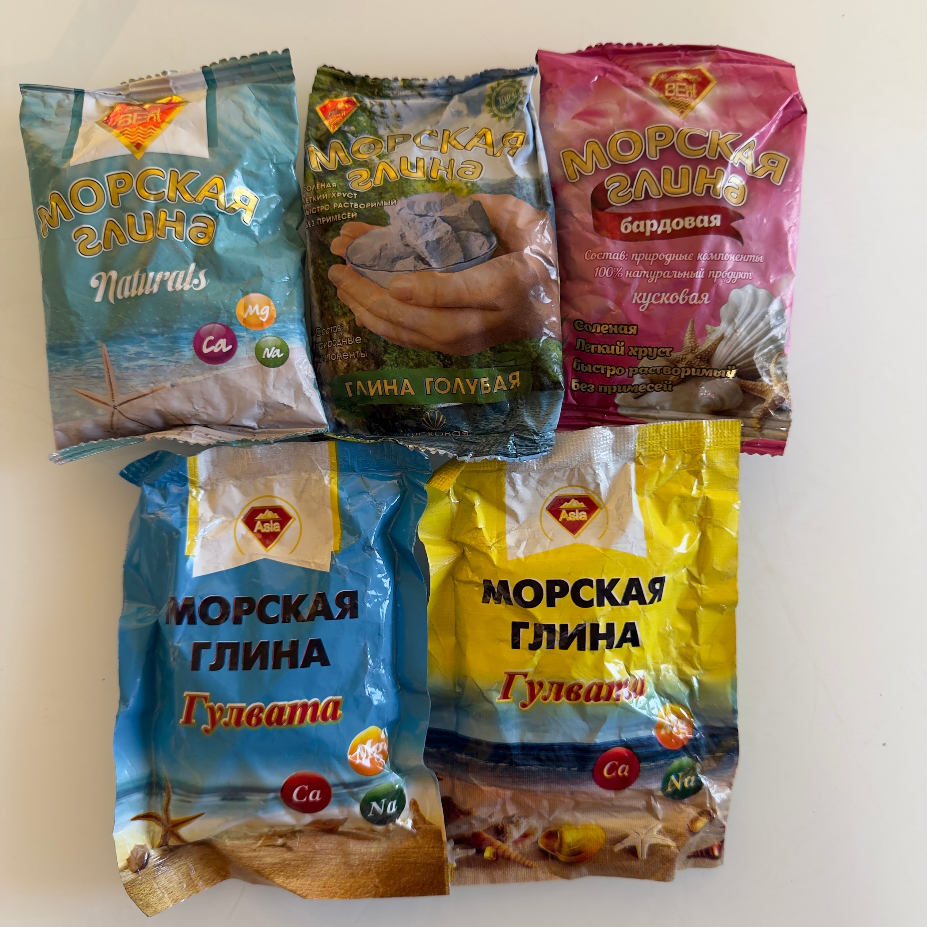 Essbarer Ton Meereston 100g – Usbekischer Naturton