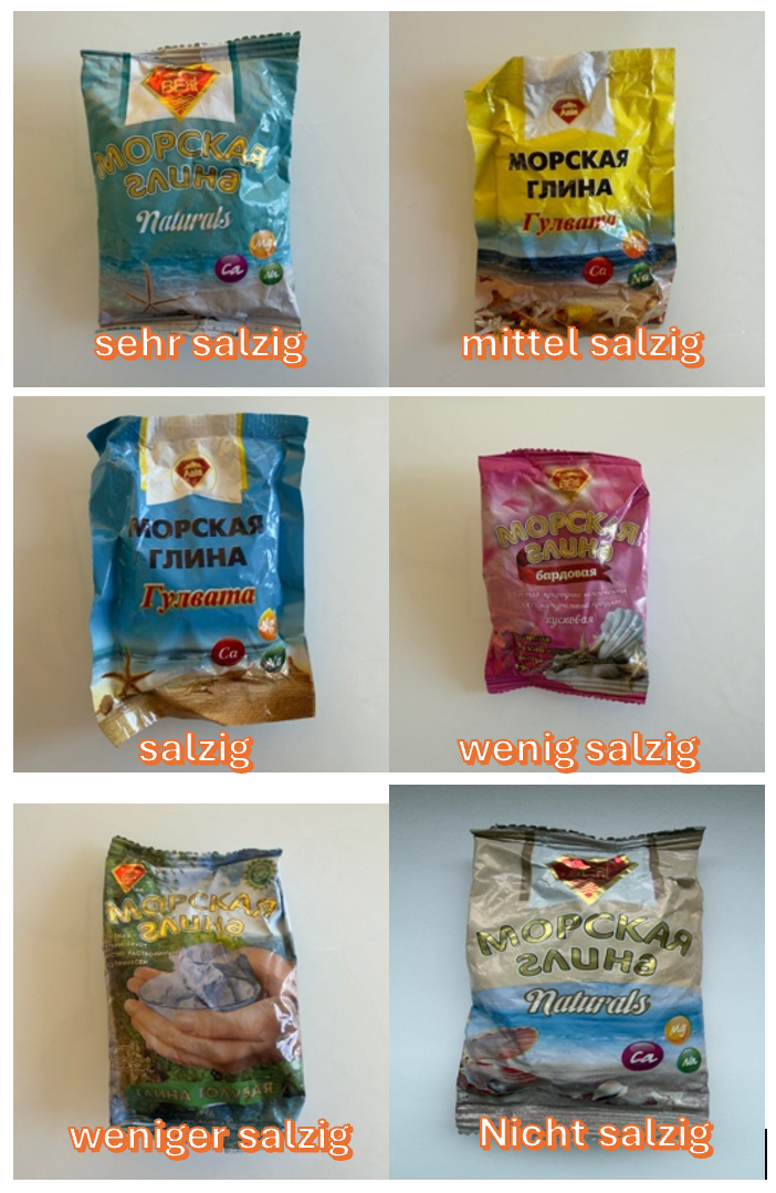 Essbarer Ton Meereston 100g – Usbekischer Naturton