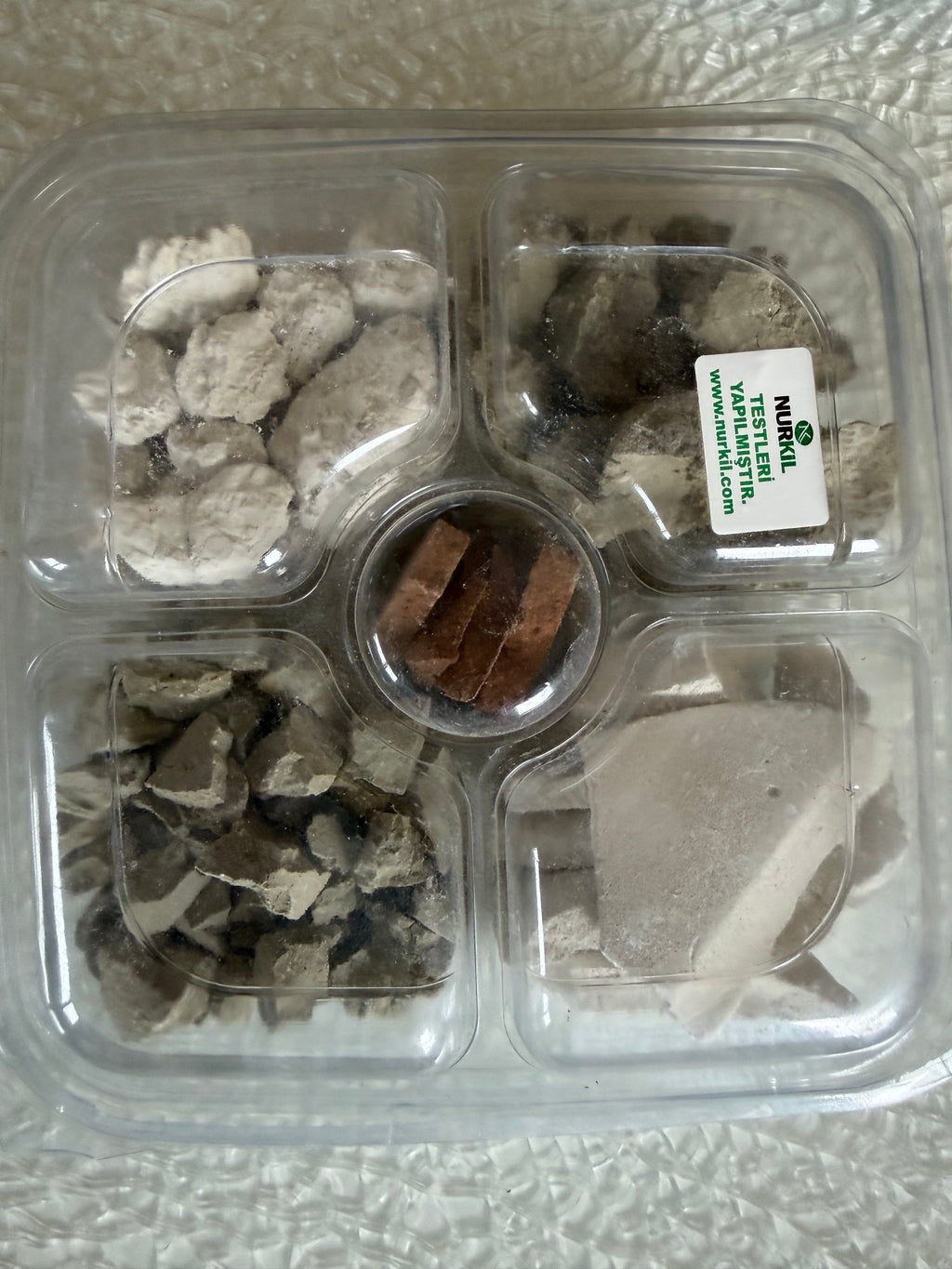Essbarer Ton Nurkil Set 5 Sorten 900g – Probier-Set Naturton Türkei