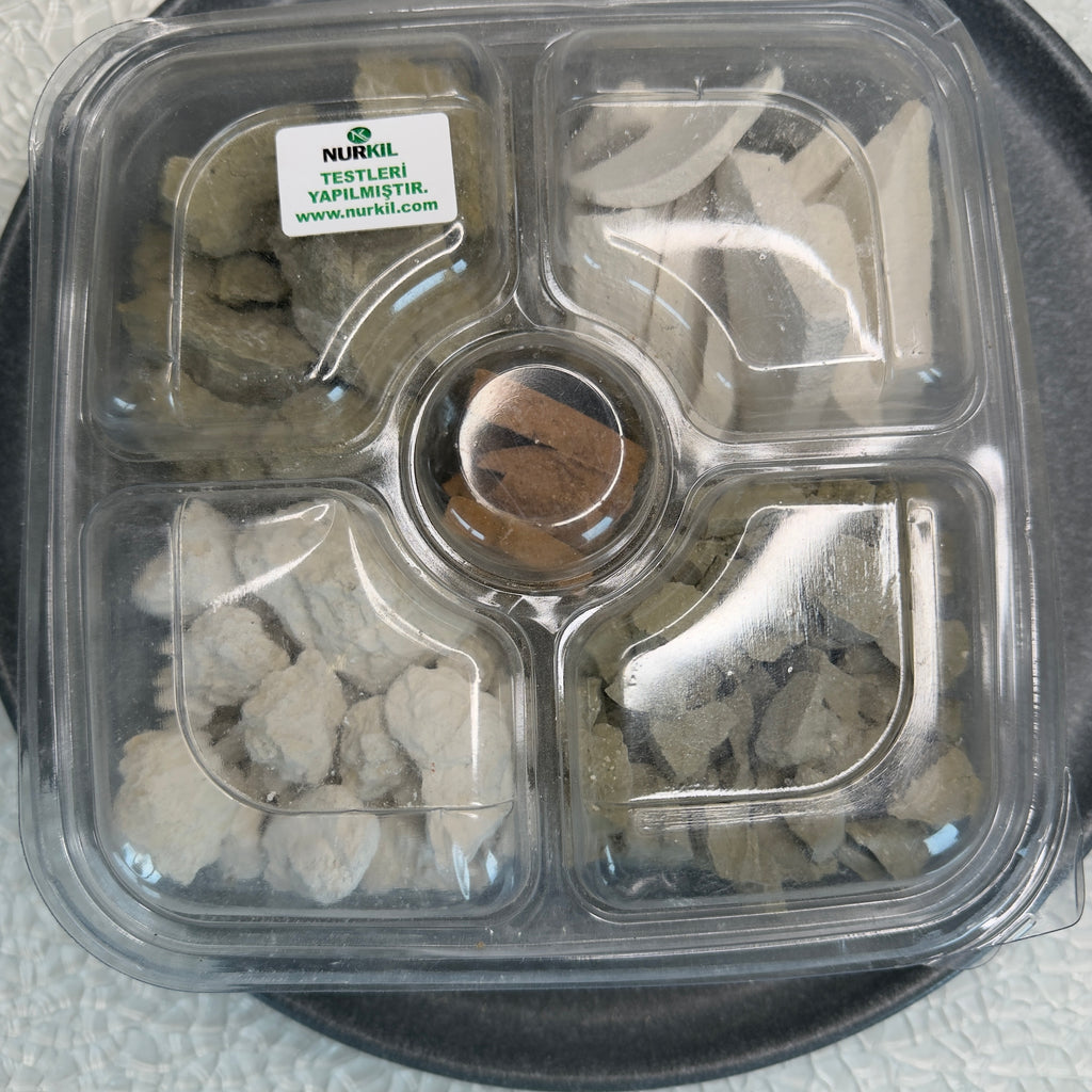 Essbarer Ton Nurkil Set 5 Sorten 900g – Probier-Set Naturton Türkei
