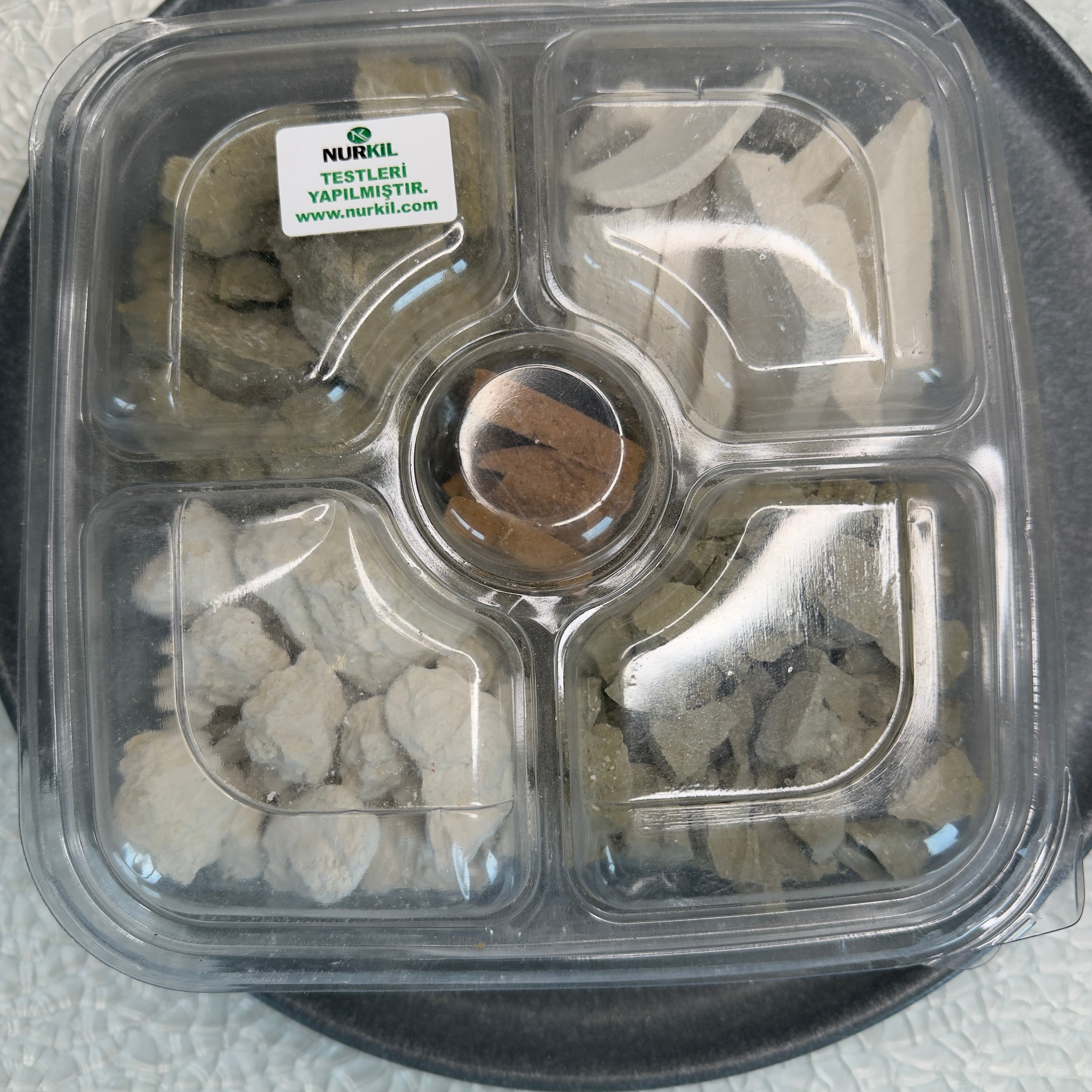 Essbarer Ton Nurkil Set 5 Sorten 900g – Probier-Set Naturton Türkei