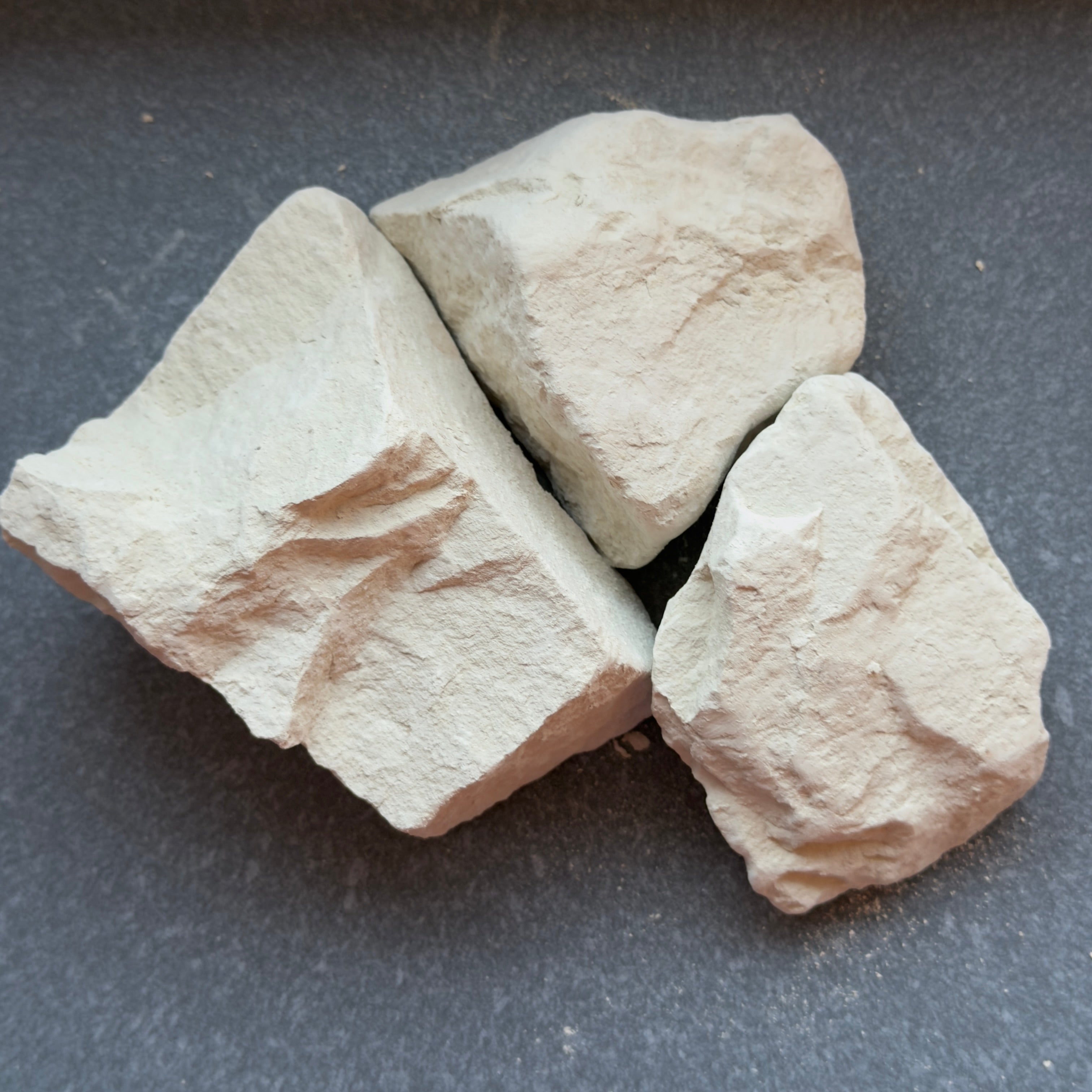 Essbarer Ton Weißer Lehm Kasachstan 100g – Naturton