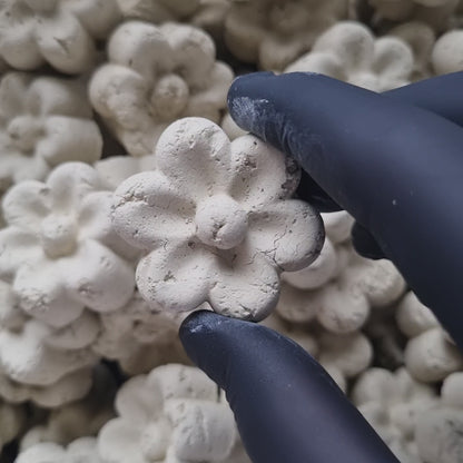 Gelber Ural in Blumenform – 5 Stück | Handgefertigt