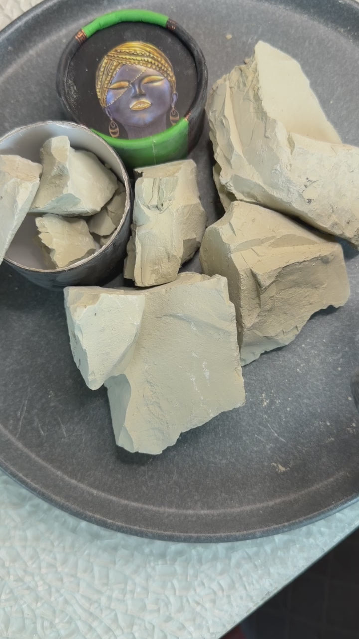 Essbarer Ton Nurkil Zeolith Weißton 100g – Naturton Türkei