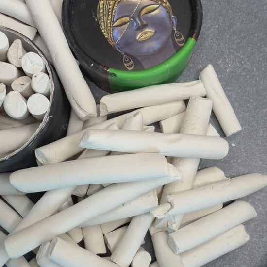 Kartopu Külçesi natural white chalk clay – product video
